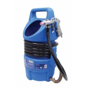 Mobil sandblæser 10 liter med keramiske dyser
