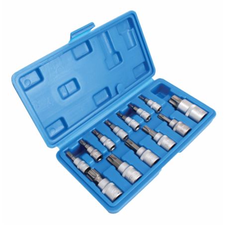 Sikkerheds-Torx topsæt med hul – 13 dele - Billede 2