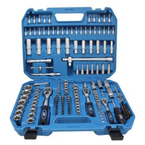 Topnøglesæt 179 dele – 1/4", 3/8" og 1/2"