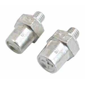 Batteripol-adaptere plus/minus – 2 stk.
