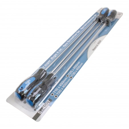 Torx skruetrækker sæt ekstra lange – 450 mm