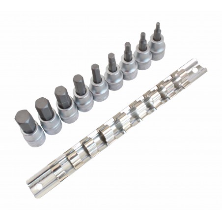 3/8" unbrako topbits i tommemål
