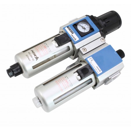 Trykluft filter/regulator med vandudskiller og smøring - Billede 2