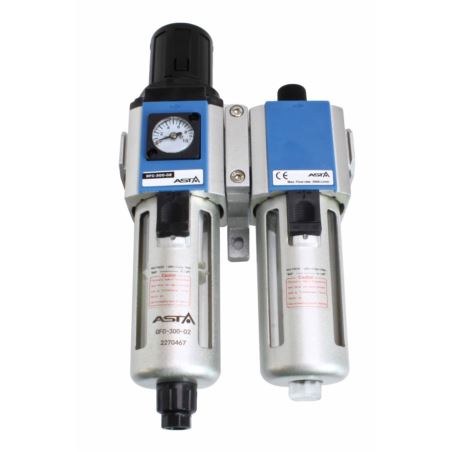 Trykluft filter/regulator med vandudskiller og smøring