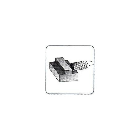 Hårdmetalfræser 4 x 50 mm – roterende fræser - Billede 2