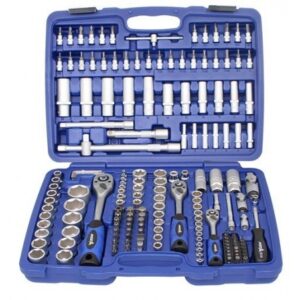 Komplet topnøglesæt 179 dele – 1/4", 3/8" & 1/2"