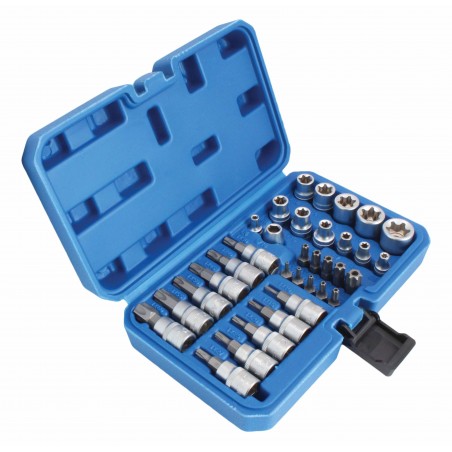 Torx og E-Torx topnøglesæt 34 dele - Billede 2