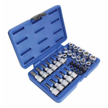 Torx & E-Torx topnøglesæt 3/8" – 34 dele - Billede 2