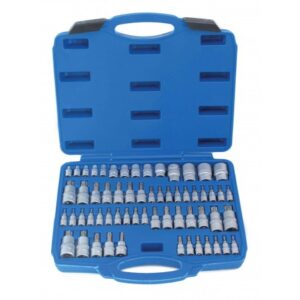 Torx og E-Torx topnøglesæt – 60 dele