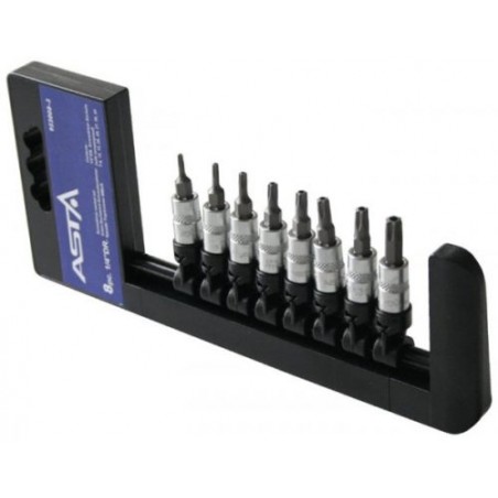 1/4" Torx bit-top sæt med hul