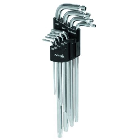 Extra lange Torx nøglesæt med hul