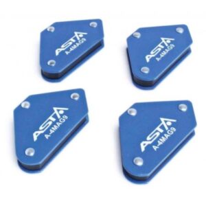 Magnetiske svejsevinkler mini – 4 stk (45° / 90° / 135°)