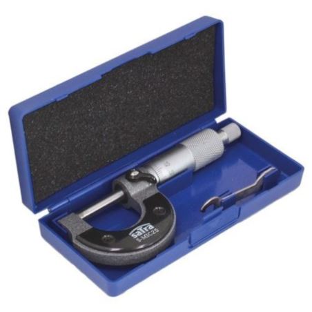 Metrisk mikrometer 0–25 mm