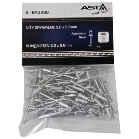 Popnitter alu 4,8 x 12,7 mm – 100 stk