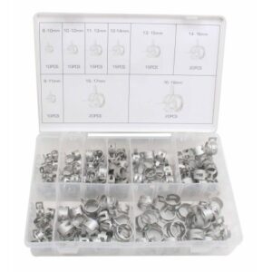 Slangeklemmesæt 8-18 mm – 135 dele