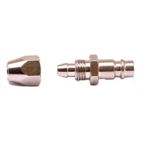 Trykluft kobling med 6 mm slangetilslutning - Billede 2