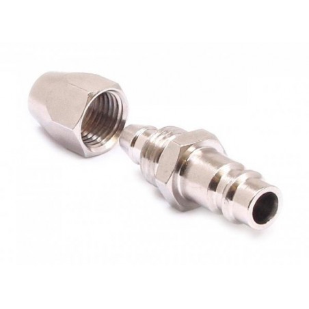 Trykluft kobling med 6 mm slangetilslutning - Billede 3