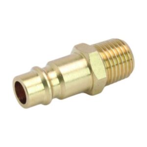 Lynkoblingsnippel 1/4” udvendigt gevind – messing