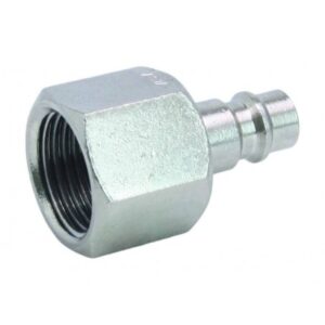 Trykluft nippel til lynkobling – 3/8” indvendigt gevind