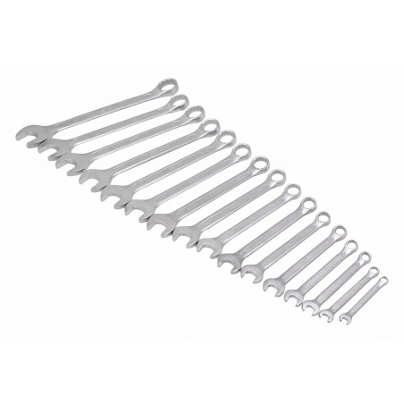 Ringgaffelnøglesæt tommemål 1/4" – 1-1/4" – 16 dele - Billede 5