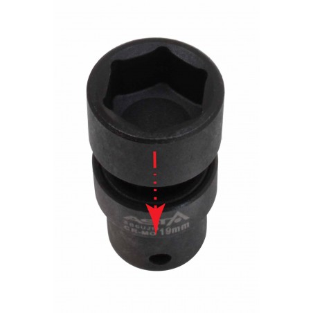 Slagfaste ledtoppe 10-19 mm – 10 dele - Billede 4