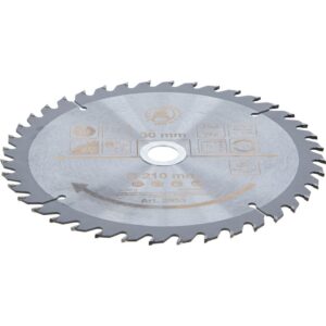 Hårdmetal-rundsavsblad | Ø 210 x 30 x 2,6 mm | 40 tænder