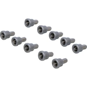Bitsæt med dybdestop | til gipskartonplader | drev udvendig sekskant 6,3 mm (1/4") | krydskærv PH2 | 10 dele