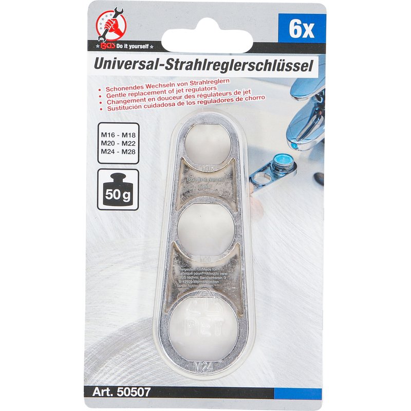 Stråleregulator-nøgle | universel | M16 - M24 - Billede 5