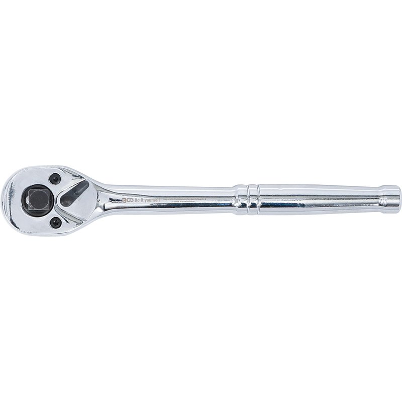 Omskifterskralde | Helstål | finfortandet | 3-i-1 | 6,3 mm (1/4") / 10 mm (3/8") / 12,5 mm (1/2") - Billede 3