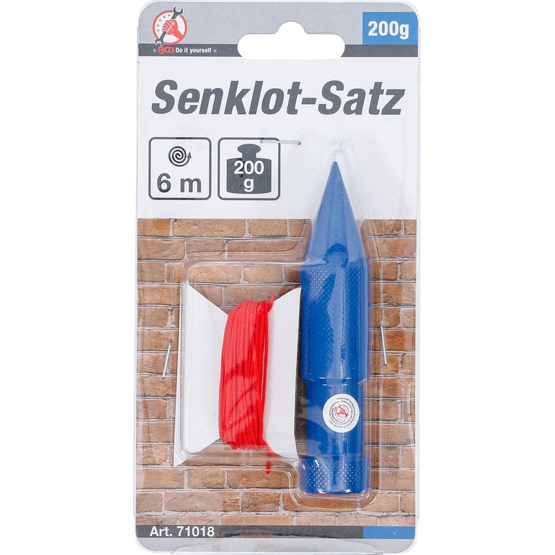 Sænklod-sæt med snor | 200 g | 6 m - Billede 4