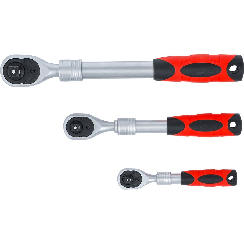 Skifteskraldesæt | udtrækkelig | 6,3 mm (1/4") - 10 mm (3/8") - 12,5 mm (1/2") | 3 dele - Billede 6