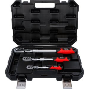 Skifteskraldesæt | udtrækkelig, kan vinkles | 6,3 mm (1/4") - 10 mm (3/8") - 12,5 mm (1/2") | 3 dele