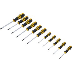 Skruetrækkersæt | T-profil (til Torx) | T6 - T40 | 11 dele