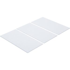 Filtglider | plader | hvide | 100 x 200 mm | 3 dele