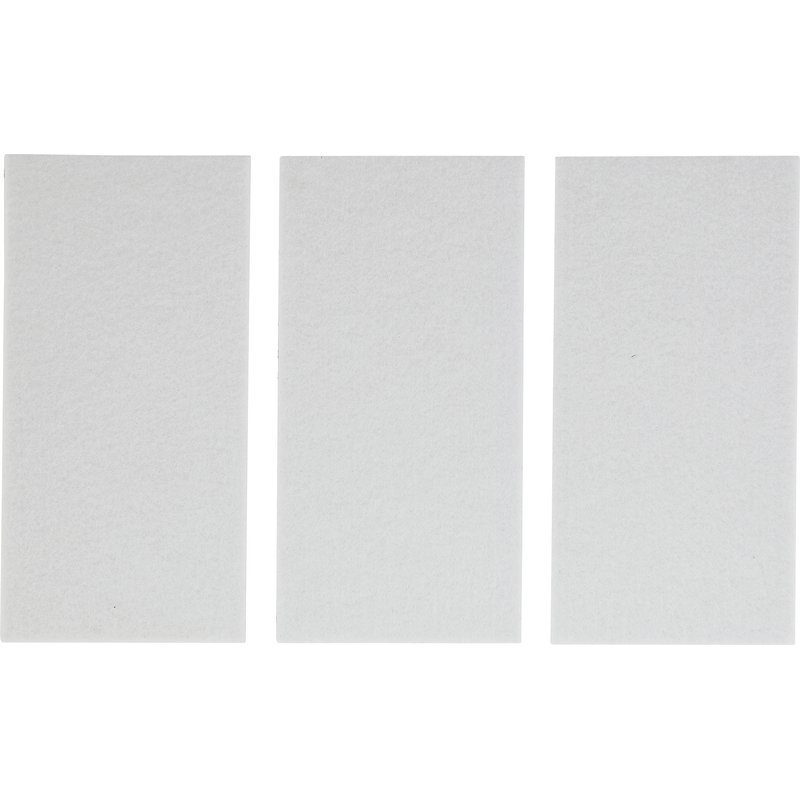 Filtglider | plader | hvide | 100 x 200 mm | 3 dele - Billede 3
