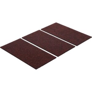 Filtglider | plader | brune | 100 x 200 mm | 3 dele
