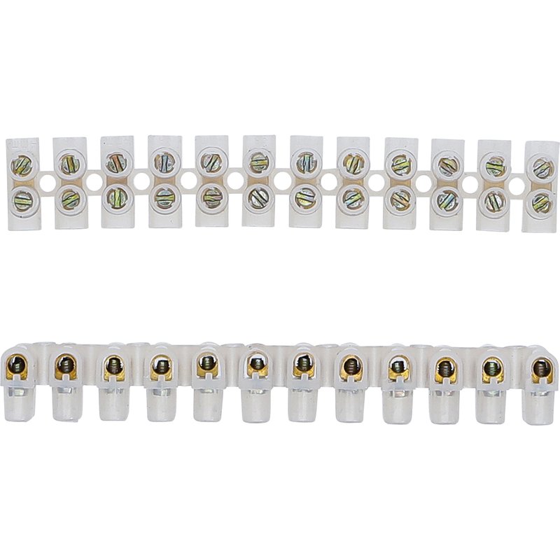 Rækkeklemmer | 2,5 mm² | 3 amp. | 2 stk. | 12-stk. blok - Billede 2