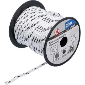 Plastreb / universalreb | 3 mm x 20 m | sort / hvid