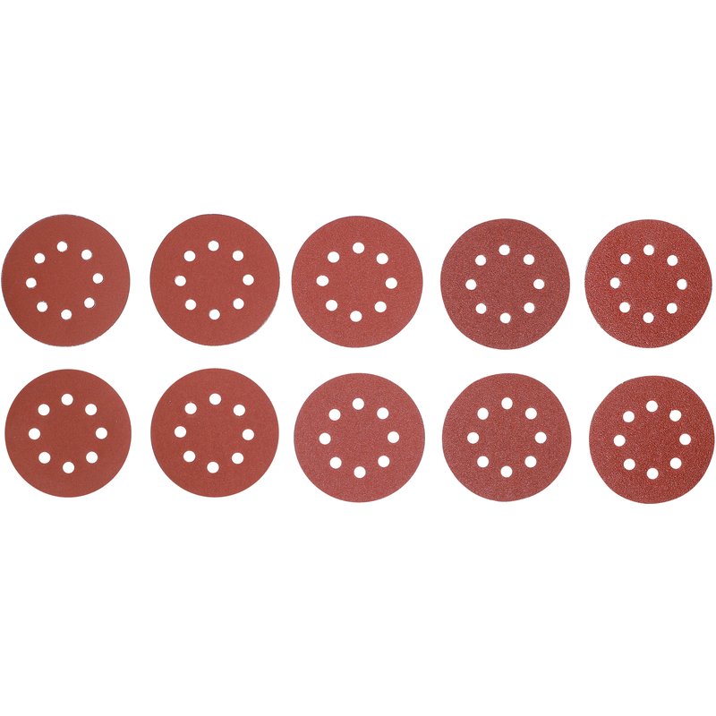 Slibebladssæt til excentersliber | Ø 125 mm | K 40 - 180 | 25 dele - Billede 2
