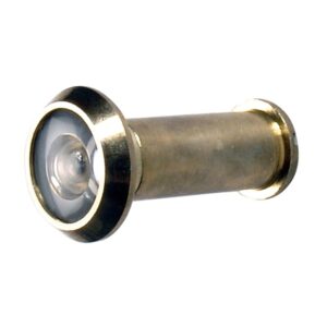 Dørspion | poleret messing | Ø 14 mm