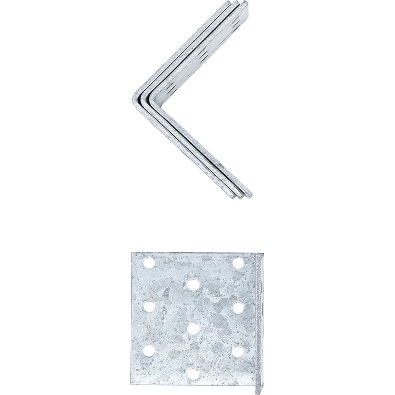 Vinkelbeslag | 60 x 60 x 60 mm | 4 dele - Billede 3