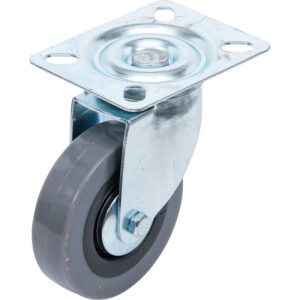 Drejeligt hjul | med skruesokkel | Ø 75 mm