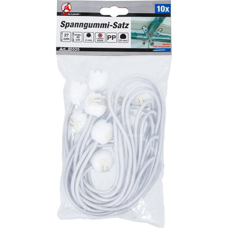 Spændeelastik-sæt | med kugle | 27 cm | 10 dele - Billede 5