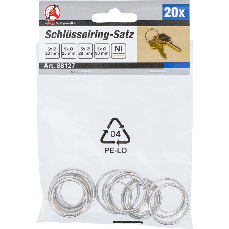 Slangering-sortiment | 20 dele - Billede 4