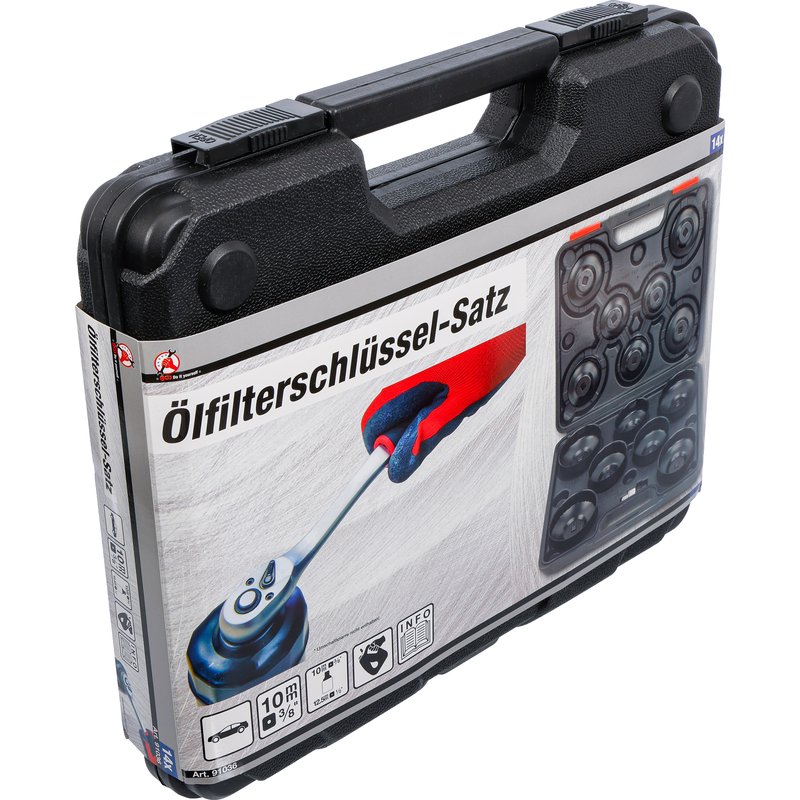 Oliefilternøglesæt | 10 mm (3/8") | 14 dele - Billede 6