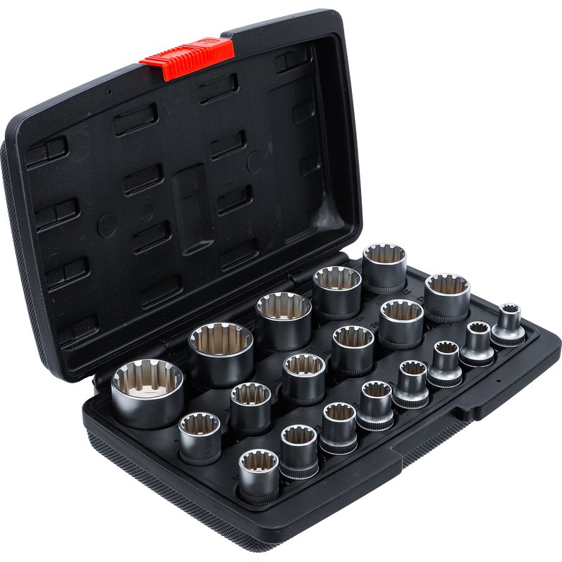 Topnøgletopsæt Gear Lock | 12,5 mm (1/2") | 19 dele - Billede 2