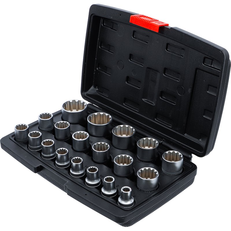 Topnøgletopsæt Gear Lock | 12,5 mm (1/2") | 19 dele - Billede 3