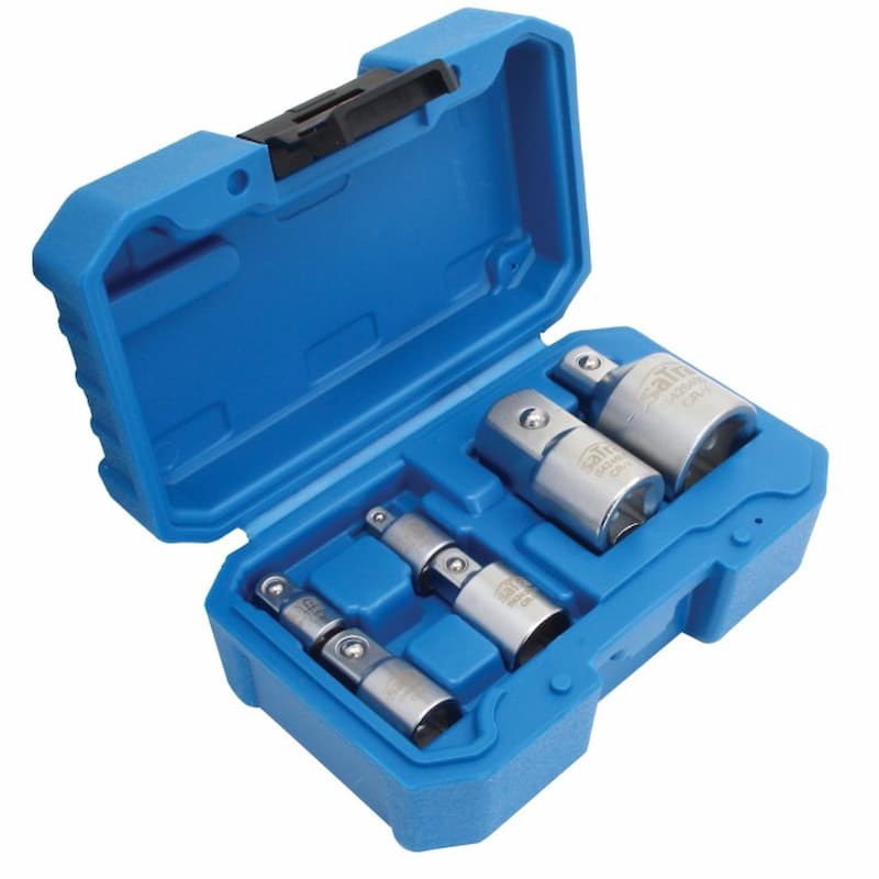adapter sæt - 6 dele – 1/4", 3/8", 1/2" og 3/4"